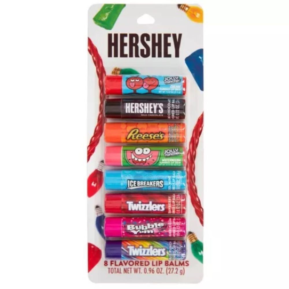 New Hershey Assorted Candy-Themed Lip Balm Pack - Multi Color